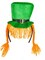 Saint Patrick's Day Green Leprechaun Hat Headband With Braids Costume Accessory